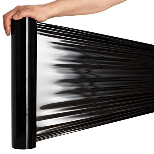 RAGO® Film etirable demenagement noir 130m 75 × 75 × 40 cm Film etirable Film...