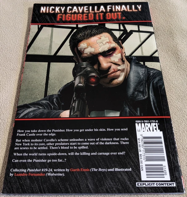 The Punisher Vol. 4 Up is Down and Black is White Trade Paperback TPB MAX Comics 3