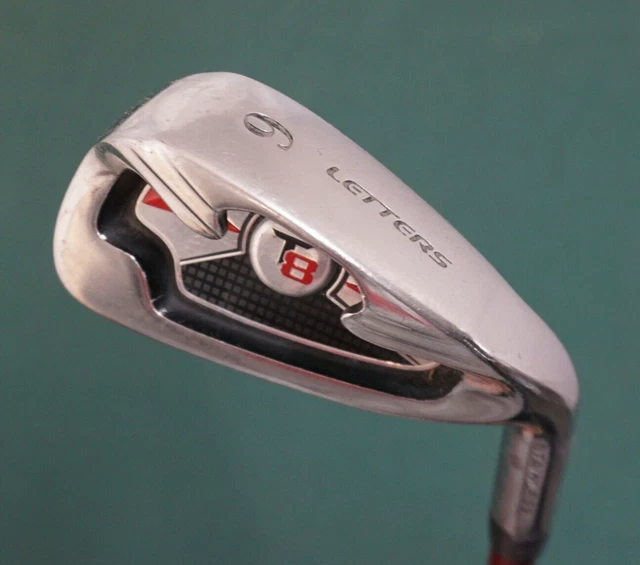 T8 Letters JOHN LETTERS T8 Stainless 6 Iron Uniflex Steel Shaft John Letters Grip ...