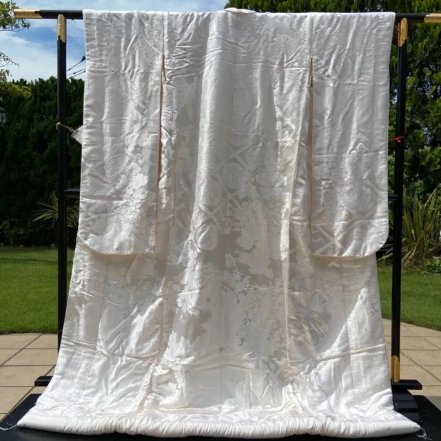 Kimono Shiromuku White pure silk bridal dress wedding dress Used From Japan JP