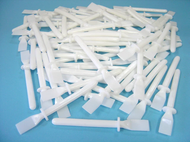 10 X Plástico Blanco Pegamento, Gloy , Pva & Pasta O Pintura Aplicador Craft 2