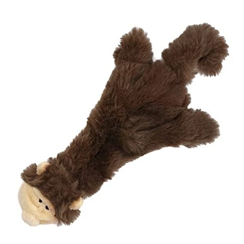 Best Pet Supplies 2-in-1 Stuffless Squeaky Dog Toys with Soft Durable Fabric ...