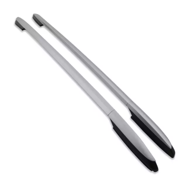 Silver Aluminium Roof Rails Pair Car Storage Rack Bar For Toyota Rav4 Xa40 13-18