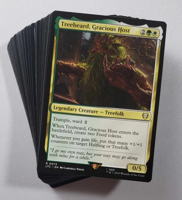MTG COMMANDER TREEBEARD Gracious Host Lifegain EDH Deck with Rares $59.99 -  PicClick