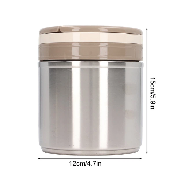 (Couleur Acier)1.2L Lunch Box Pour Voyage To-Go Food Containers Aliments