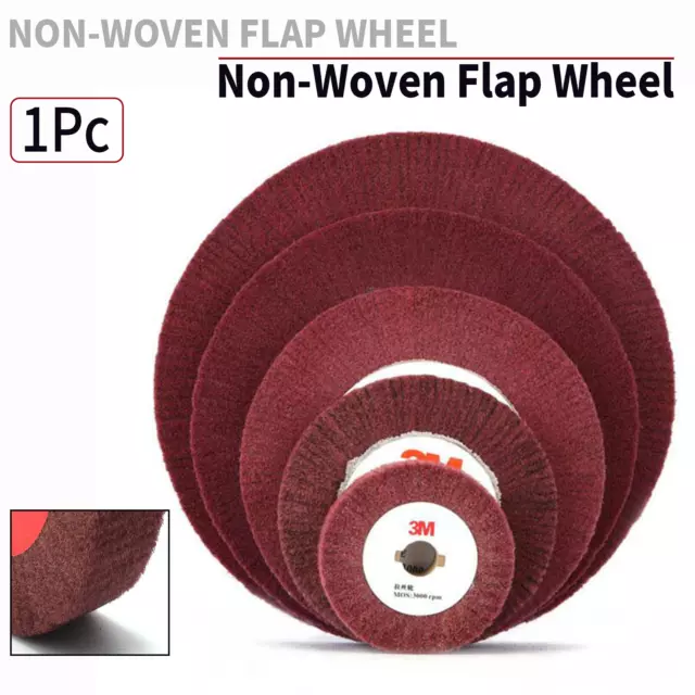 Nylon Fiber Flap Polishing Wheel Disc Pad Abrasive Buffer For Angle Grinder 320#