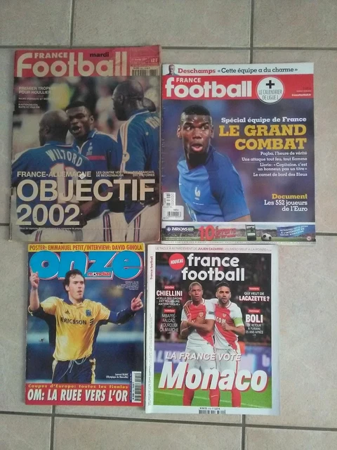 Lot De 10 Magazines France Football Vintage - Bon état - Livraison Offerte