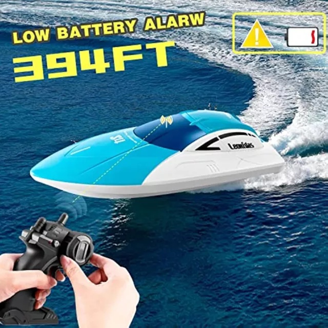 4DRC S4 RC Racing Boat 30KM/H LED High Speed Remote Control Boat For Adults Kids