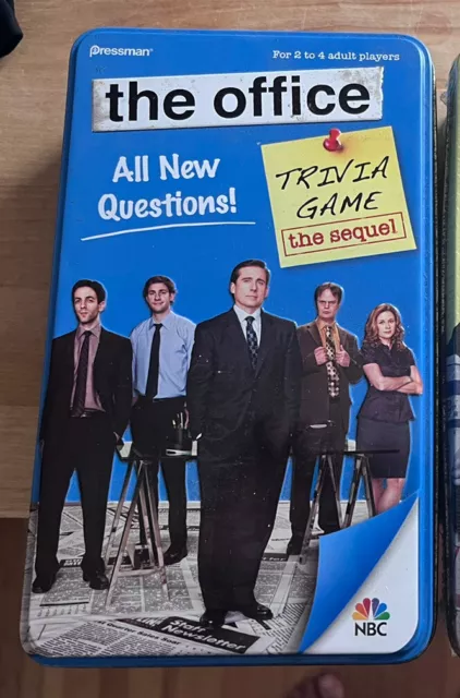 The Office Trivia Game The Sequel All New Questions Pressman NBC Complete w/ Tin