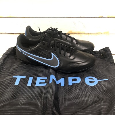 nike tiempo legend black blue