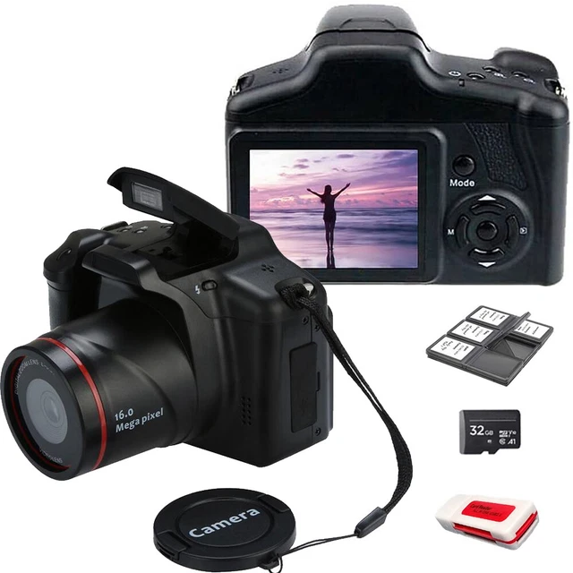 Digital Camera 3.0 Inch TFT LCD Screen 16X Zoom HD 16MP 1080P Anti-Shake Mic US