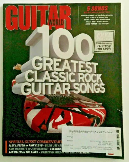 GUITAR WORLD AUGUST 2011 100 Greatest Classic Rock Guitar Songs w