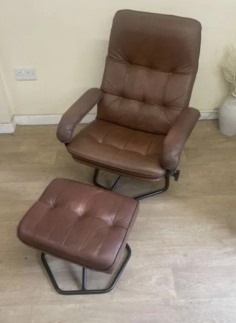 Unico Danish Mid century Chair And Footstool