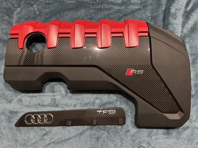 AUDI RS3 TTRS RSQ3 OEM Genuine Carbon Fibre Engine Cover Set EUR 1 541 AUDI RS3 TTRS RSQ3 OEM Genuine Carbon Fibre Engine Cover Set EUR 1 541