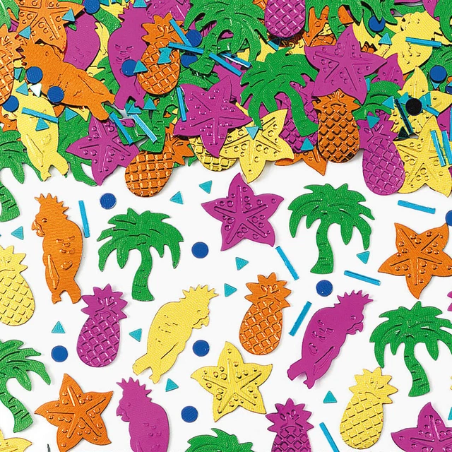 Decorazione marittima coriandoli mari del sud colorati Hawaii festa coriandoli Caraibi Koriandoli