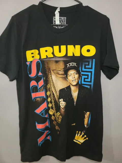 BRUNO MARS TOUR T Shirt Size M 24K MAGIC Concert Merchandise American Tour