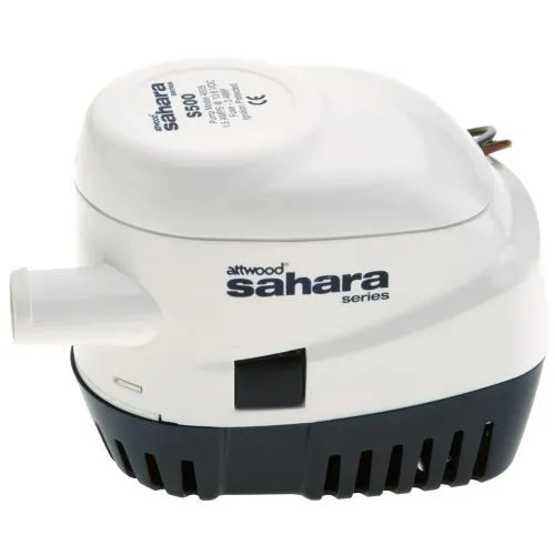 Attwood Sahara 12V 500 Gph Marine Automatic Bilge Pump  S500