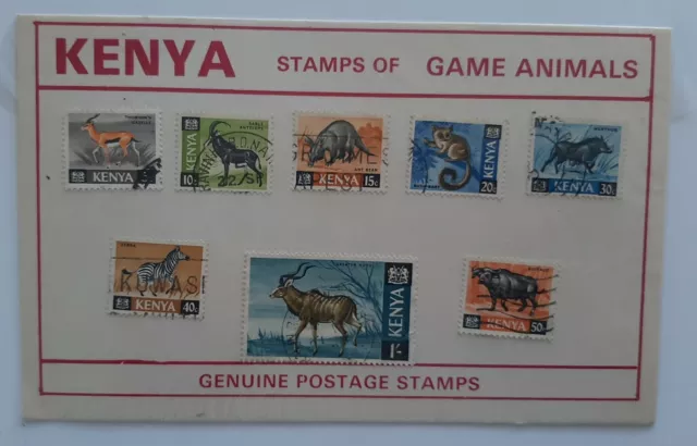 Kenia Kenya - Tiere, Wildtiere - gestempelt - Briefmarken