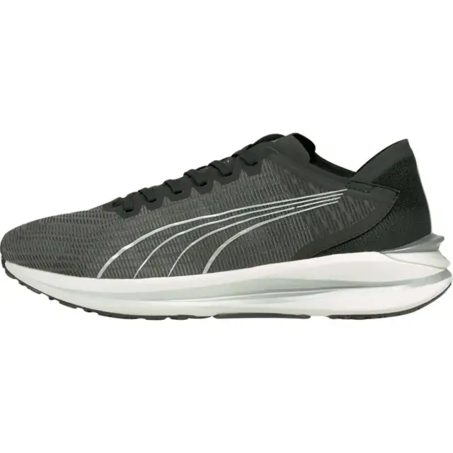 Puma Electrify Nitro Mens Running Shoes Trainers Jogging Sports - Black