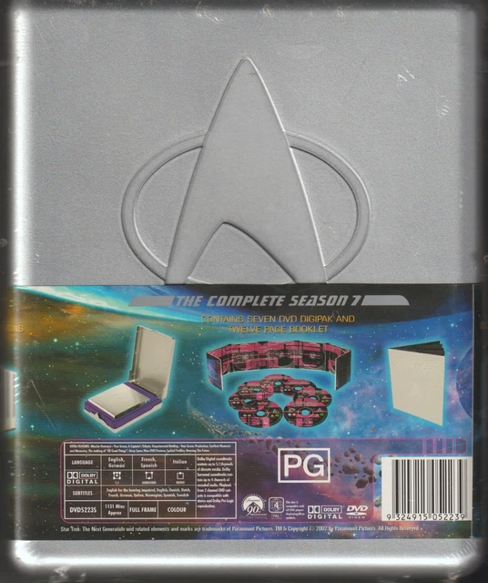 STAR TREK NEXT Generation : Season 7 (DVD, 1993) Brand New Sealed £20. ...
