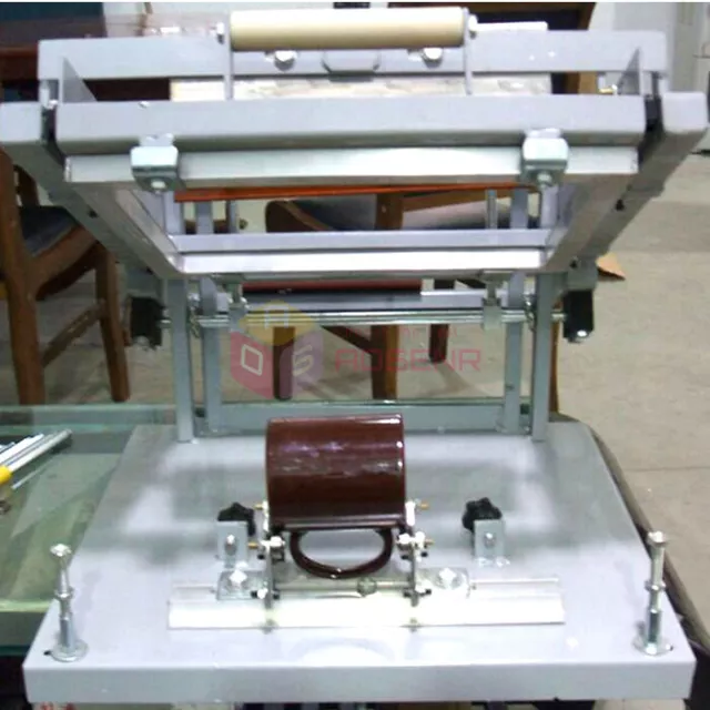 Manual Surface Curve Screen Printing Press Silk Screen Cylinder Machine Cup Pen
