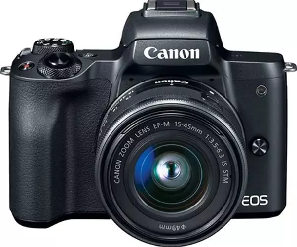 Canon EOS M50 24.1MP + 15-45mm IS STM OIS DSLR Camera Photography