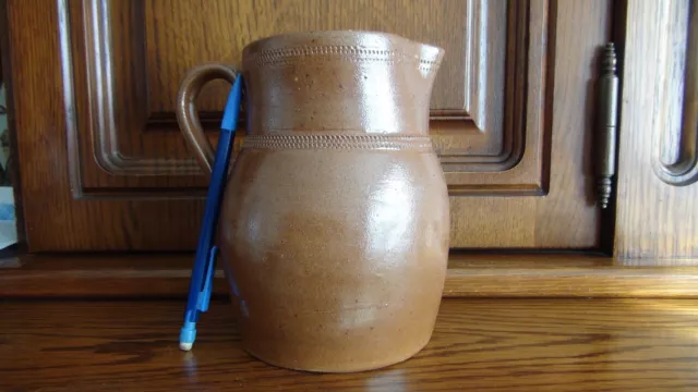 PICHET BROC CRUCHE CARAFE ANCIEN en GRES de 16 cm de haut