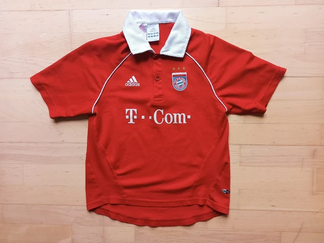 Adidas FC Bayern München 2005/2006 Heim Home Trikot rot Youth S Kinder Gr. 140