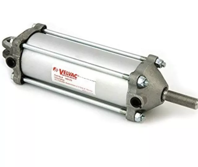 VELVAC 100123 Air Cylinder,Air,2-1/2 In. Bore,Clevis
