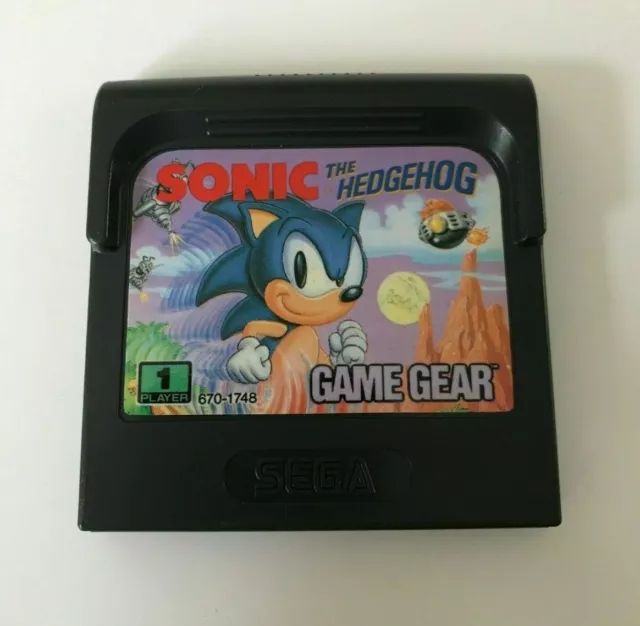 ☺ Ancien Jeu Sega Game Gear Sonic The Hedgehog