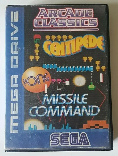 Arcade Classics Centipede Pong Missile Command - Sega Mega Drive