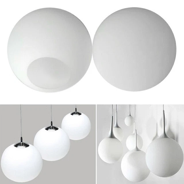 Round glass sales lamp shade
