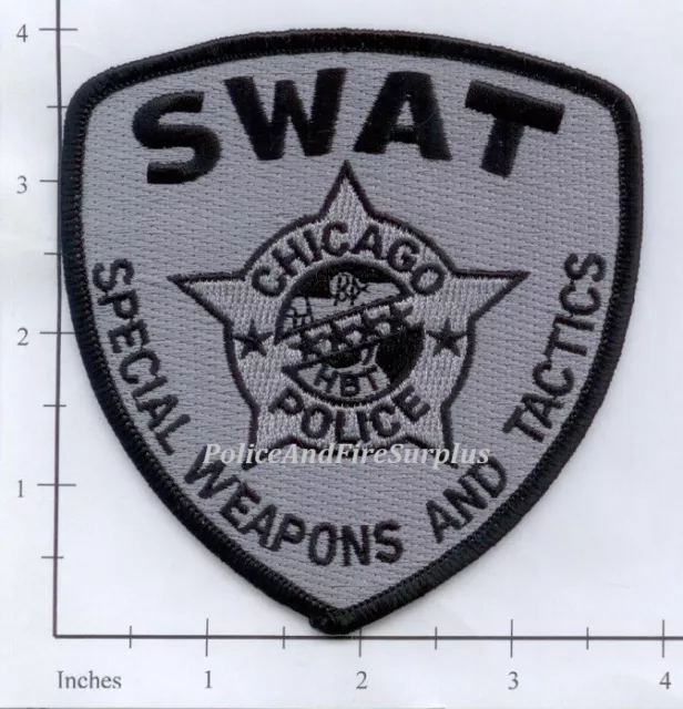 Illinois - Chicago SWAT IL Police Dept Patch - Special Weapons And Tactics