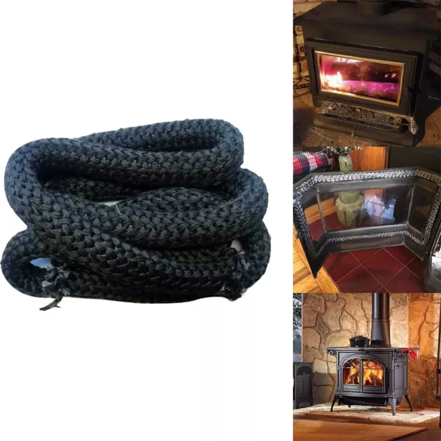 Premium Fiberglass Rope Seal Ideal for Wood Burning Stoves and Fireplaces
