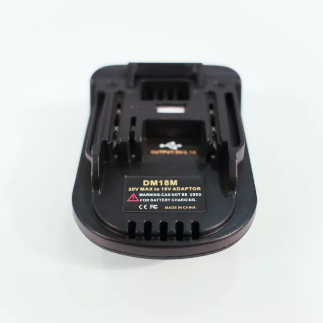 Battery Adapter for DM18M Milwaukee 18V Battery Convert to for Makita 18V Tool