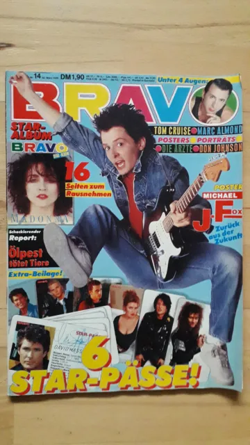 BRAVO Nr.14 vom 30.3.1989 Madonna, Marc Almond, Michael J. Fox, Don Johnson...