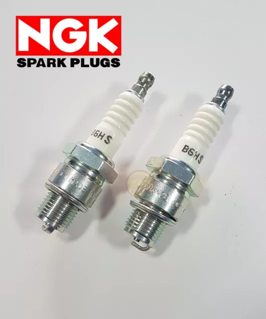 Coppia candele motore NGK B6HS passo corto per Fiat 500 F L R D 126 epoca