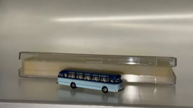Marks Metallmodellclassics Spur N Bus Blau in Ersatzverpackung