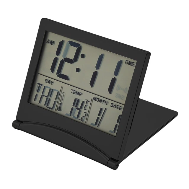Mini Horloge Numérique Pour Tableau De Bord Voiture - 4x4 Cm, Métal, Affichage Précis, Pour Décoration Intérieure