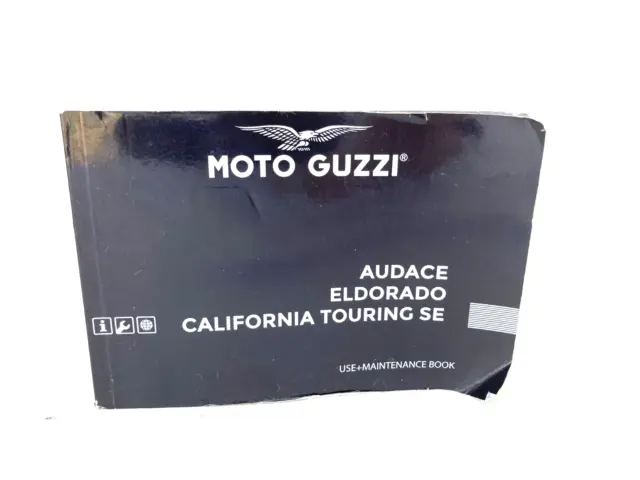 Moto Guzzi Use + Maintenance Book for California 1400 Touring Eldorado Audace
