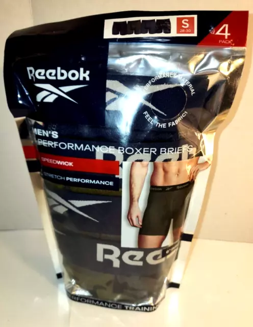 Reebok Mens Performance Boxer Briefs 4 Pack FOR SALE! - PicClick