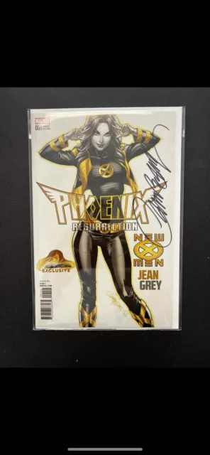 Phoenix Resurrection #1 J. Scott Campbell EXCLUSIVE Variant G NM Signed W/ COA