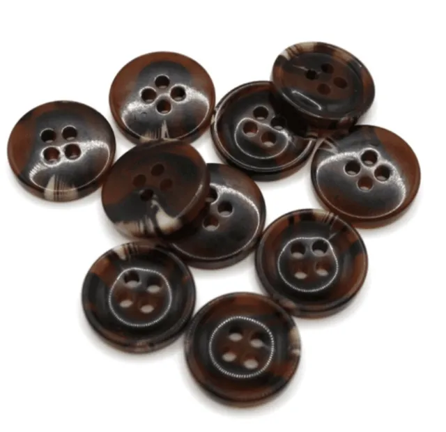 Mother Of Pearl Horn Buttons (235) 10mm 11.5mm 12mm 15mm 18mm 20mm 22mm