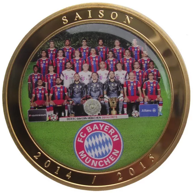 Fc Bayern München - Münze-Medaille - Bundesliga Saison 2014/2015