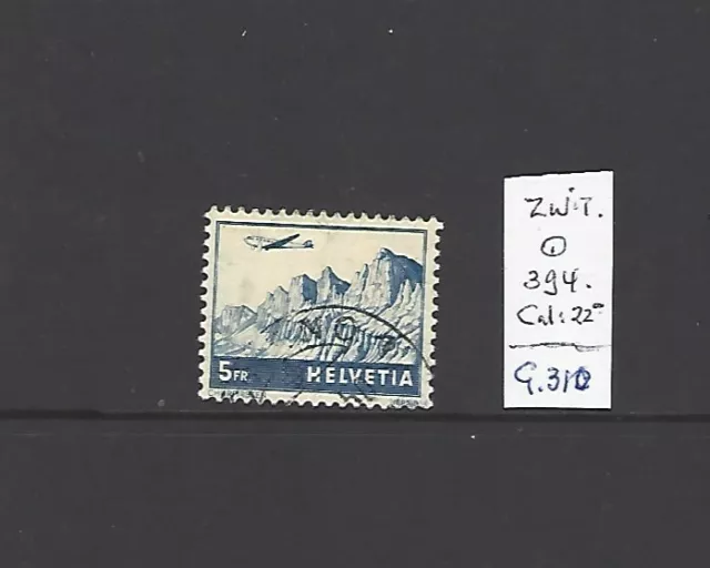 Suisse; Mi 394, oblitéré. Cat: € 22,00  (G310) Schweiz Zwitserland