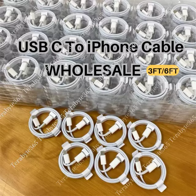 Wholesale USB Type C PD 20W Cable Fast Charger Data Cord For iPhone 14 13 12 11