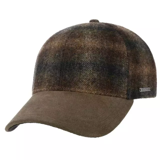 7720304 Casquette de baseball Wool Check STETSON NEW collection