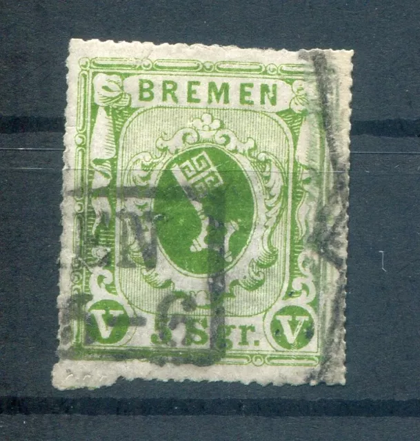 Bremen 9c schönes Stück gest. * MH 600EUR (T6218