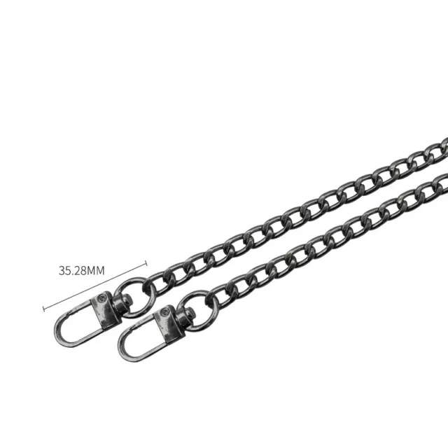 120cm Metal Handbag Shoulder Strap Bag Purse Chain Smooth Replacement Crossbody 3