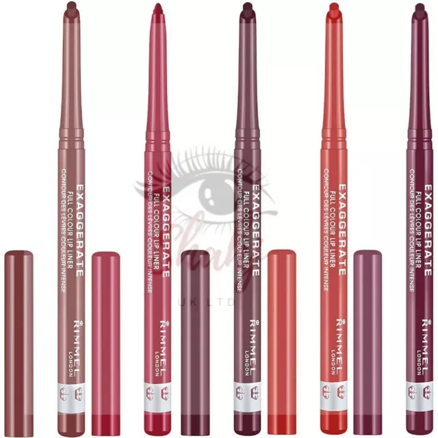 RIMMEL London Exaggerate Full Colour Automatic Lip Liner Definer *ALL SHADES*